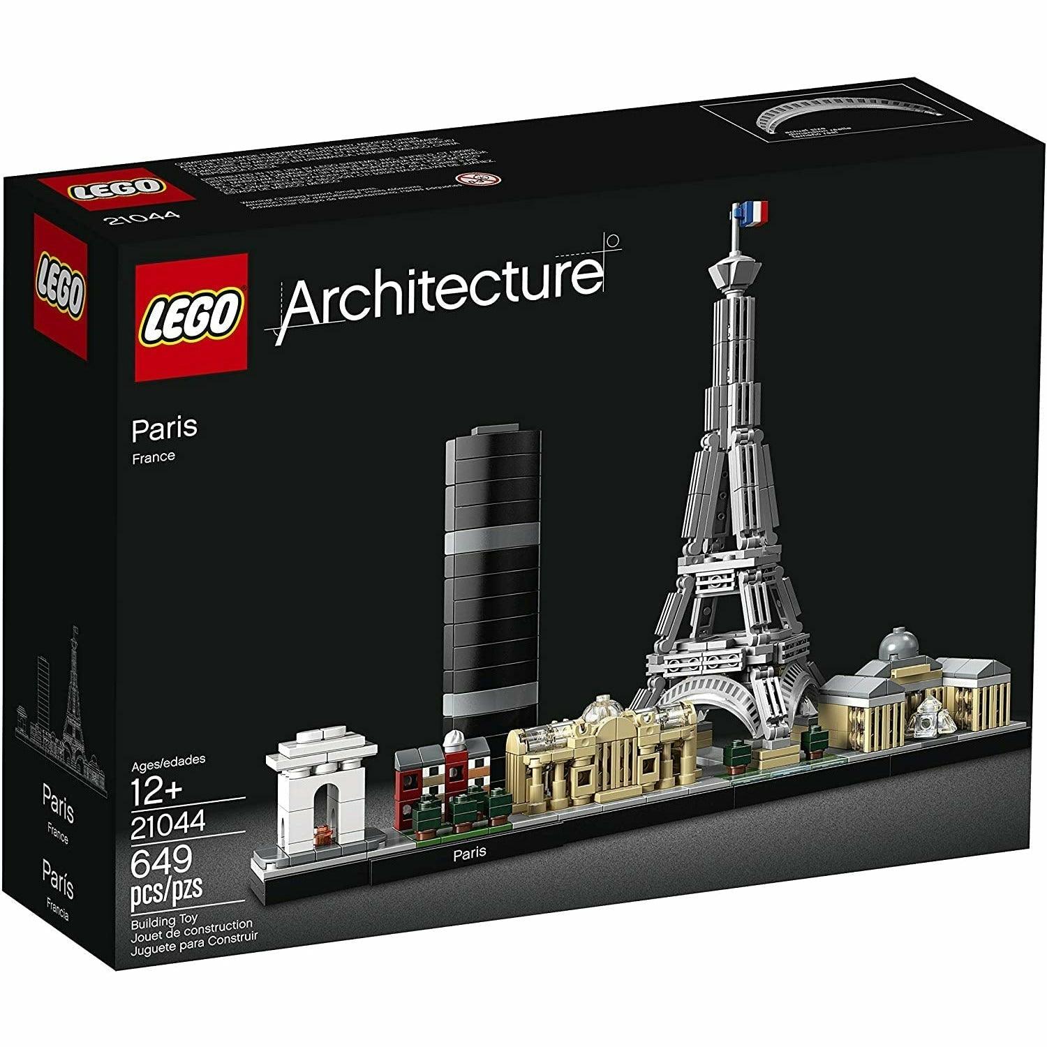 LEGO Architecture Skyline Collection 21044 Paris Skyline Building Kit with Eiffel Tower Model and Other Paris City (649 Pieces) - BumbleToys - 18+, Architecture, Boys, Friends, LEGO, OXE, Pre-Order