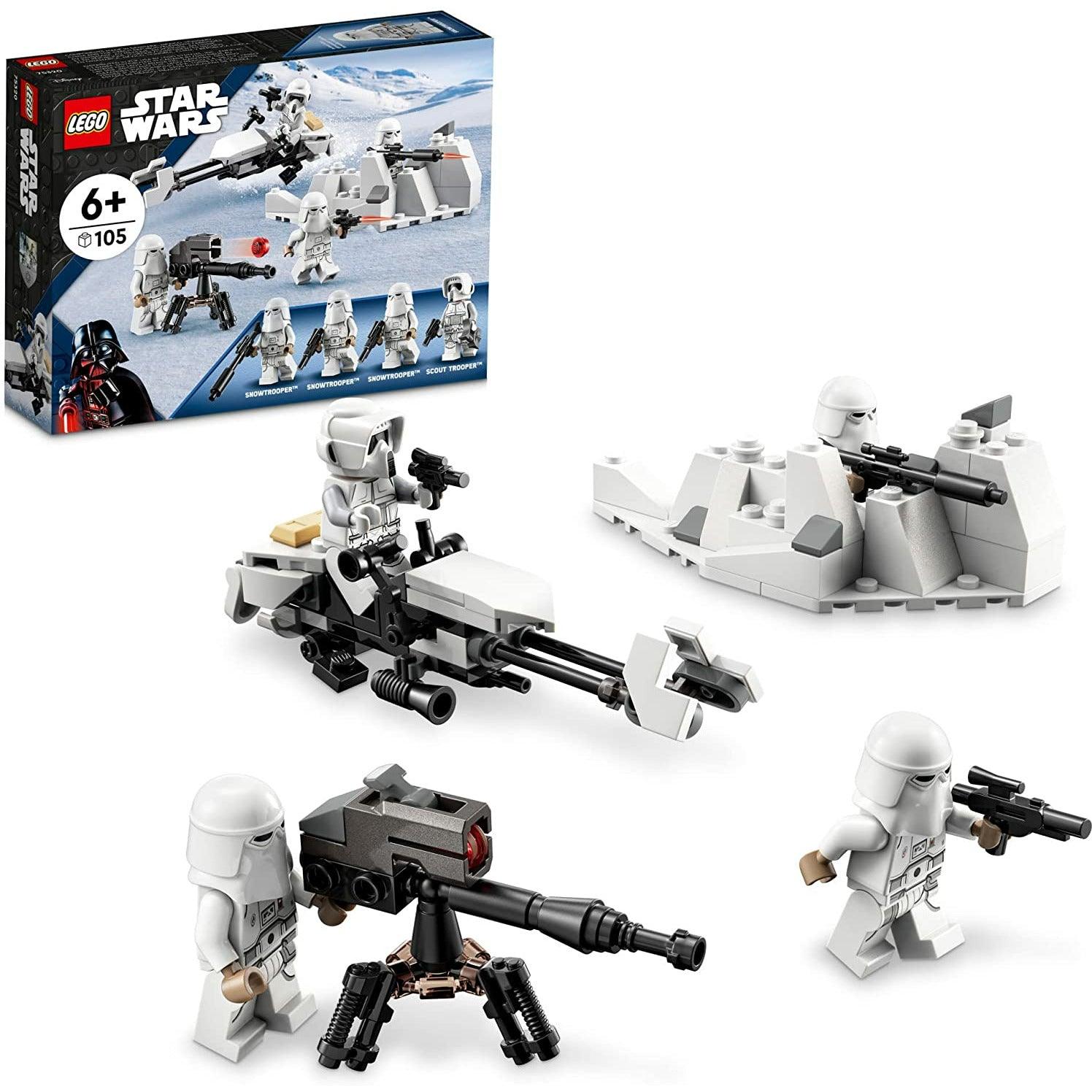 LEGO Star Wars Snowtrooper Battle Pack 75320 Toy Building Kit (105 Pieces) - BumbleToys - 5-7 Years, 6+ Years, Boys, LEGO, OXE, Pre-Order, star wars