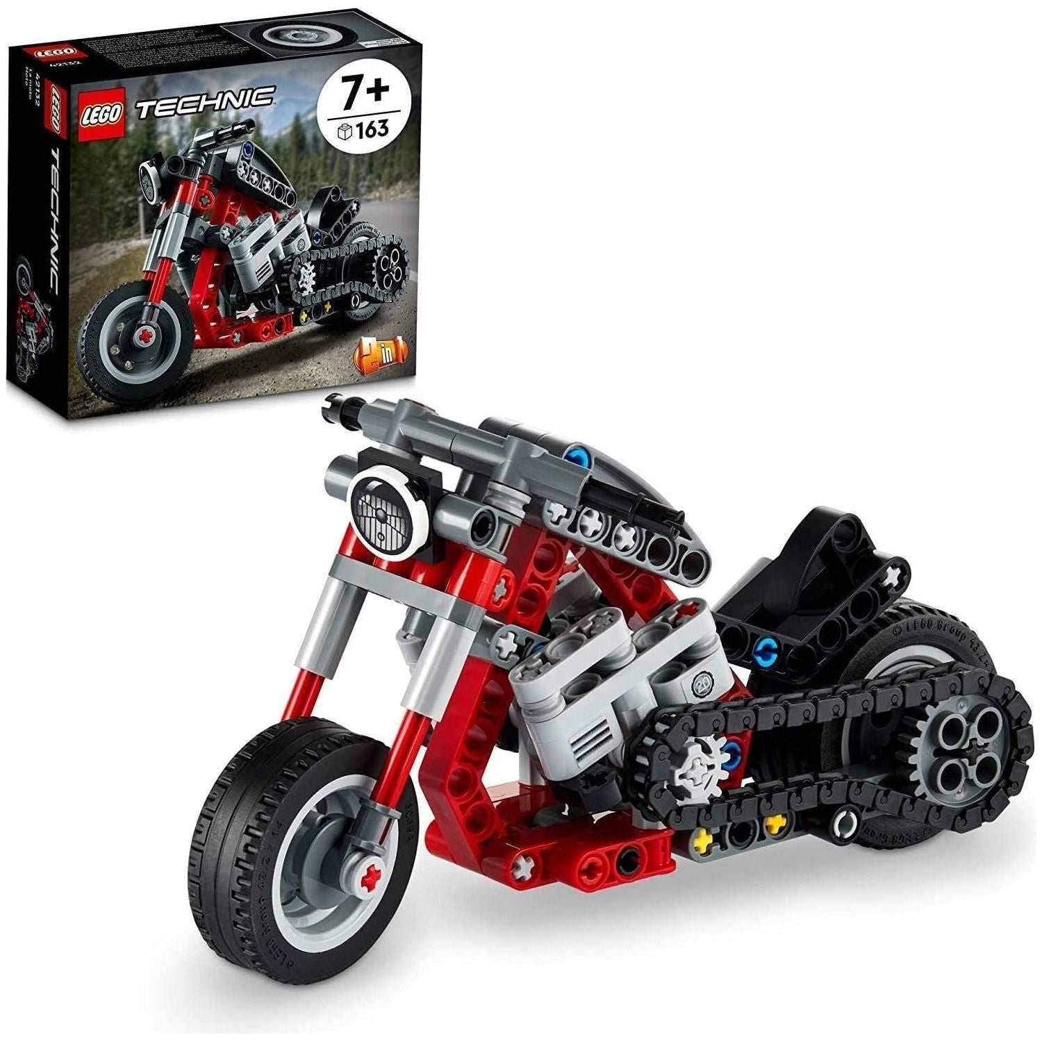 LEGO Technic Motorcycle 42132 Model Building Kit Treat with This Motorcycle 2-in-1 (160 Pieces) - BumbleToys - 8+ Years, 8-13 Years, Boys, LEGO, Motorcycle, OXE, Pre-Order, Technic