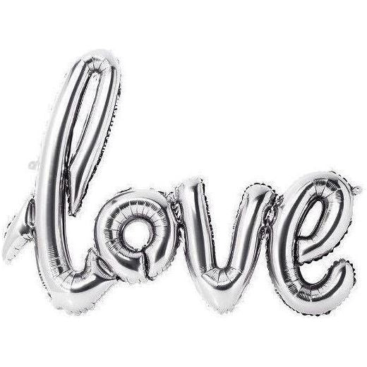 Love Letter Foil Balloon Party Decoration Banner - BumbleToys - Balloons, Boys, Foil, Girls, KH, Love, Party Supplies, Toys