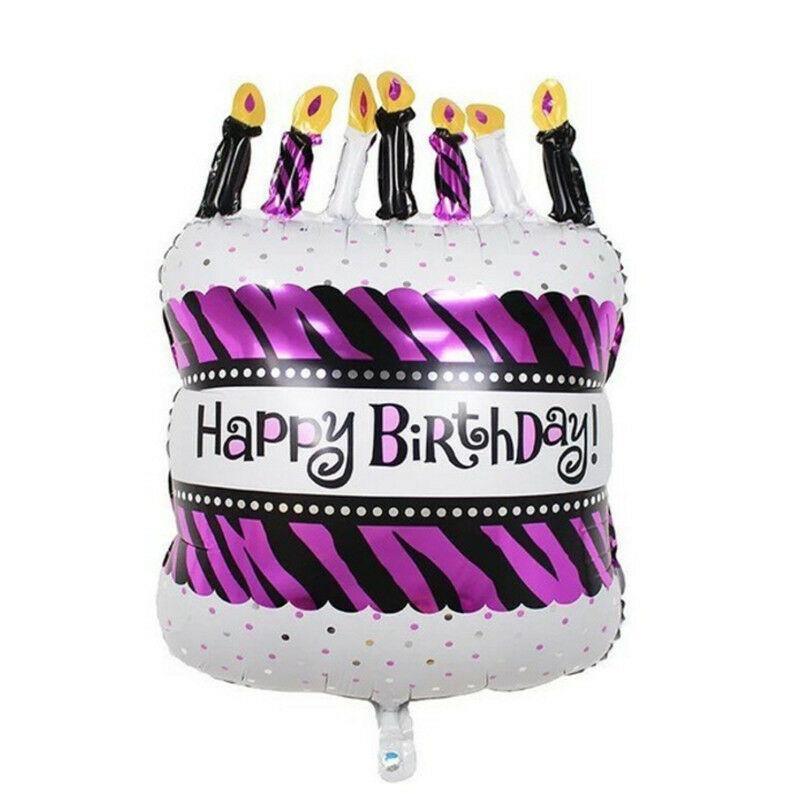Mcolour Happy Birthday Cake With Candles Helium Balloon - BumbleToys - 2-4 Years, 4+ Years, Balloons, Boys, Girls, KH, Party Supplies