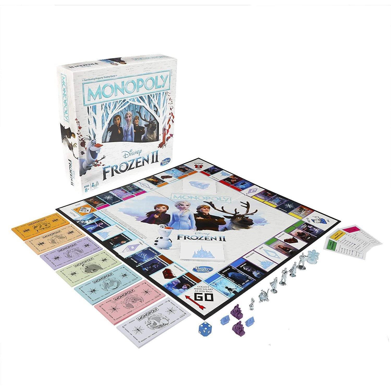 Monopoly Game Disney Frozen 2 Edition Board Game - BumbleToys - 8-13 Years, Card & Board Games, Frozen, Girls, Monopoly, Puzzle & Board & Card Games