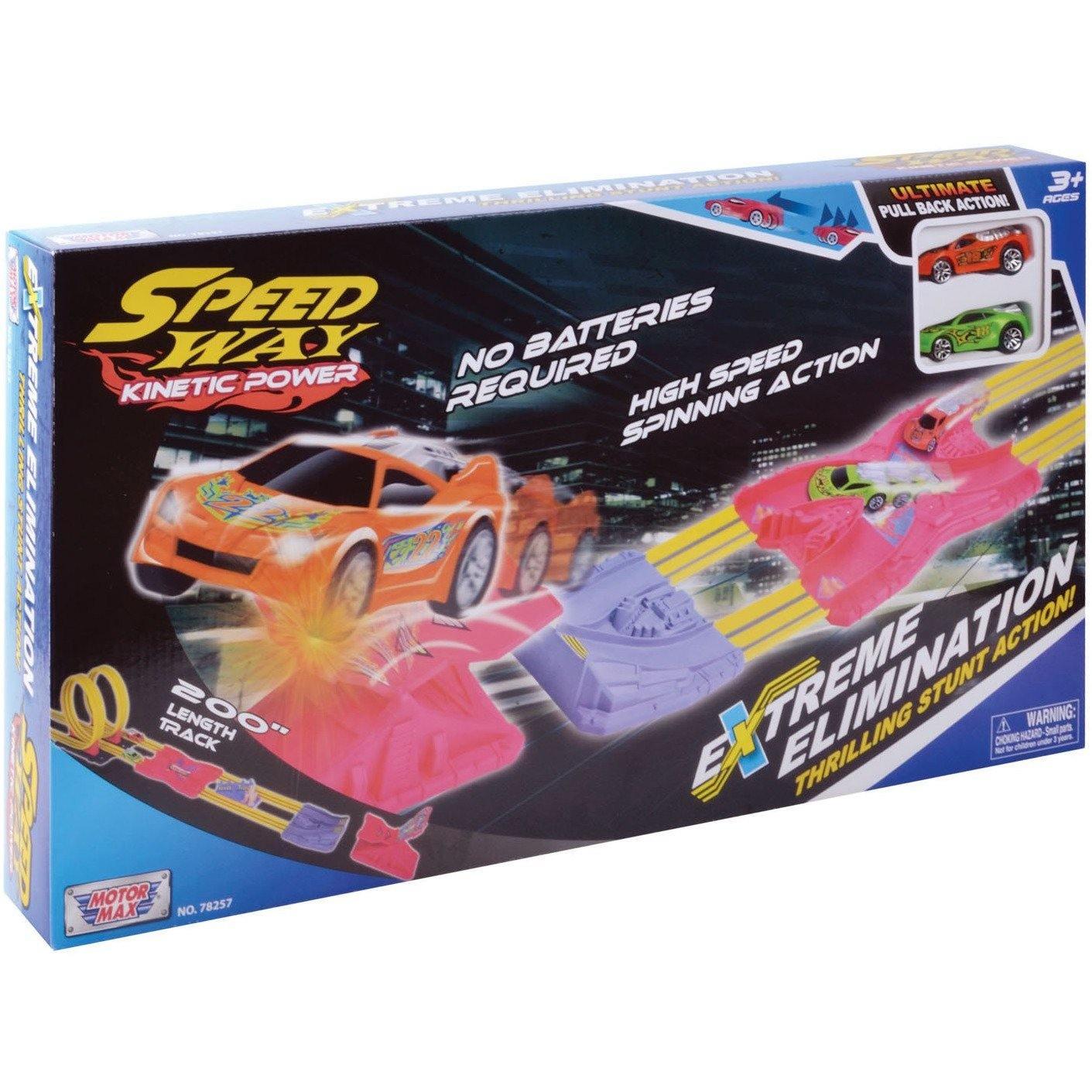 Motor Max 78257 Extreme Elimination Car Racetrack Toy - BumbleToys - 5-7 Years, Boys, Cars, Cecil