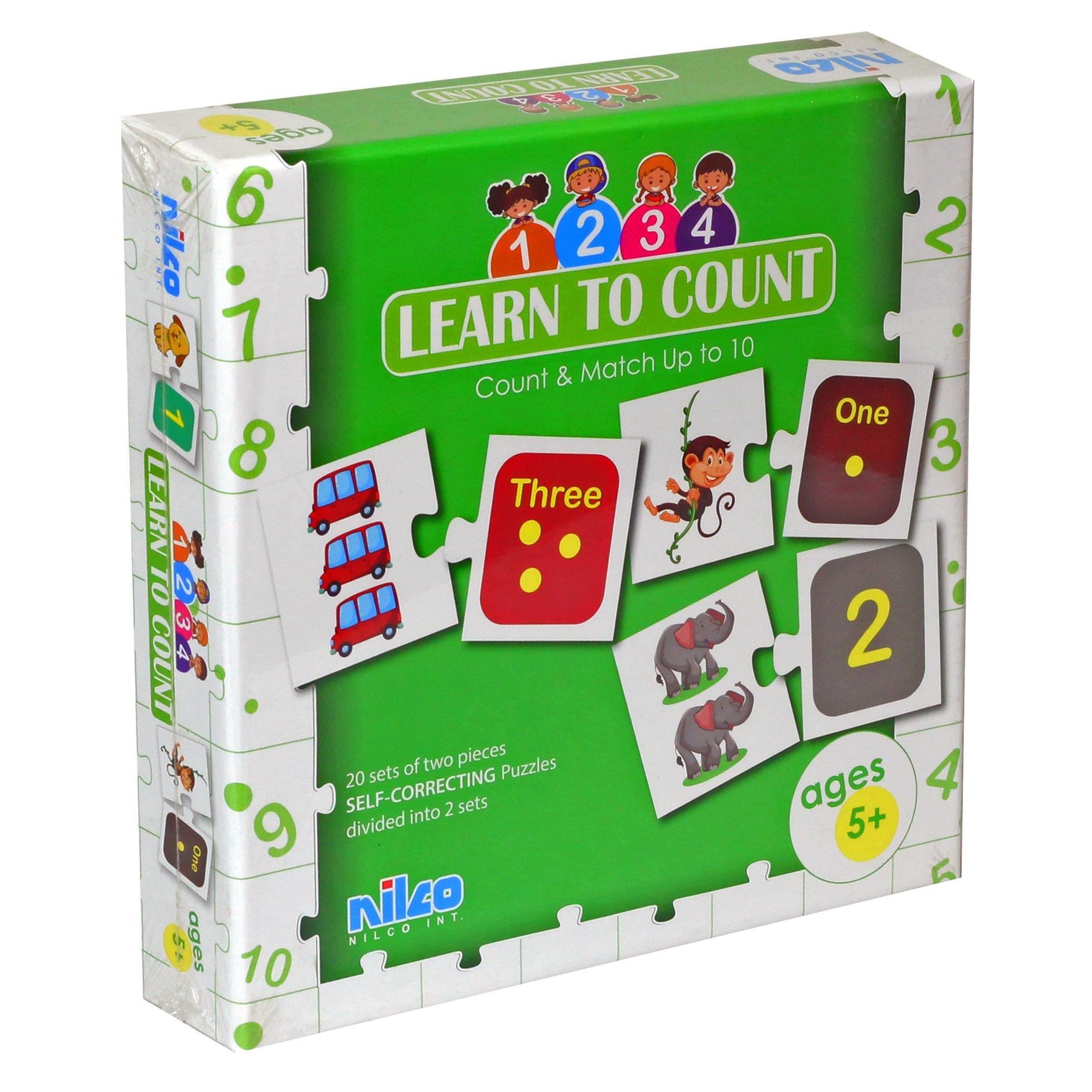Nilco 20306 Learn To Count Card Game - BumbleToys - 5-7 Years, Card & Board Games, Electronic Learning, Nilco, Puzzle & Board & Card Games, Unisex