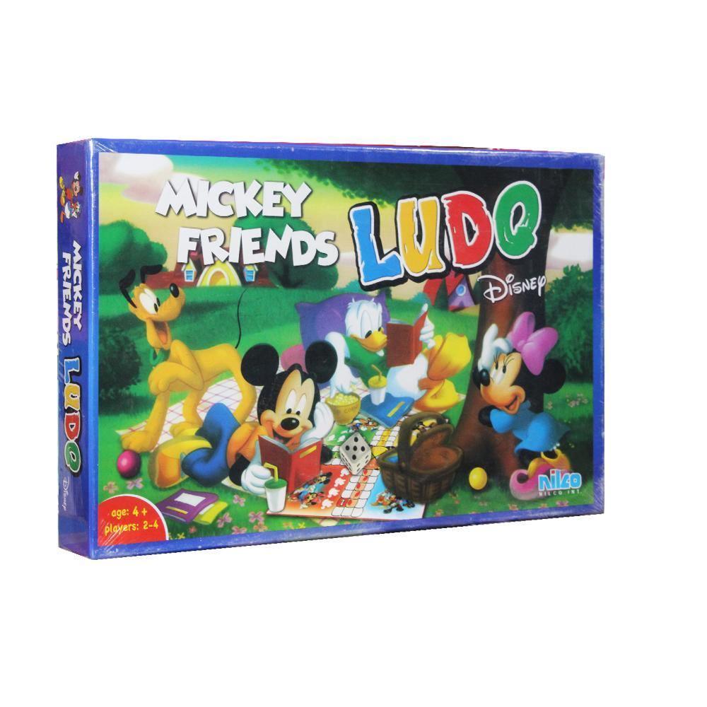 Nilco 5004 Mickey Mouse Ludo Board Game - BumbleToys - 5-7 Years, Card & Board Games, Nilco, Puzzle & Board & Card Games, Unisex