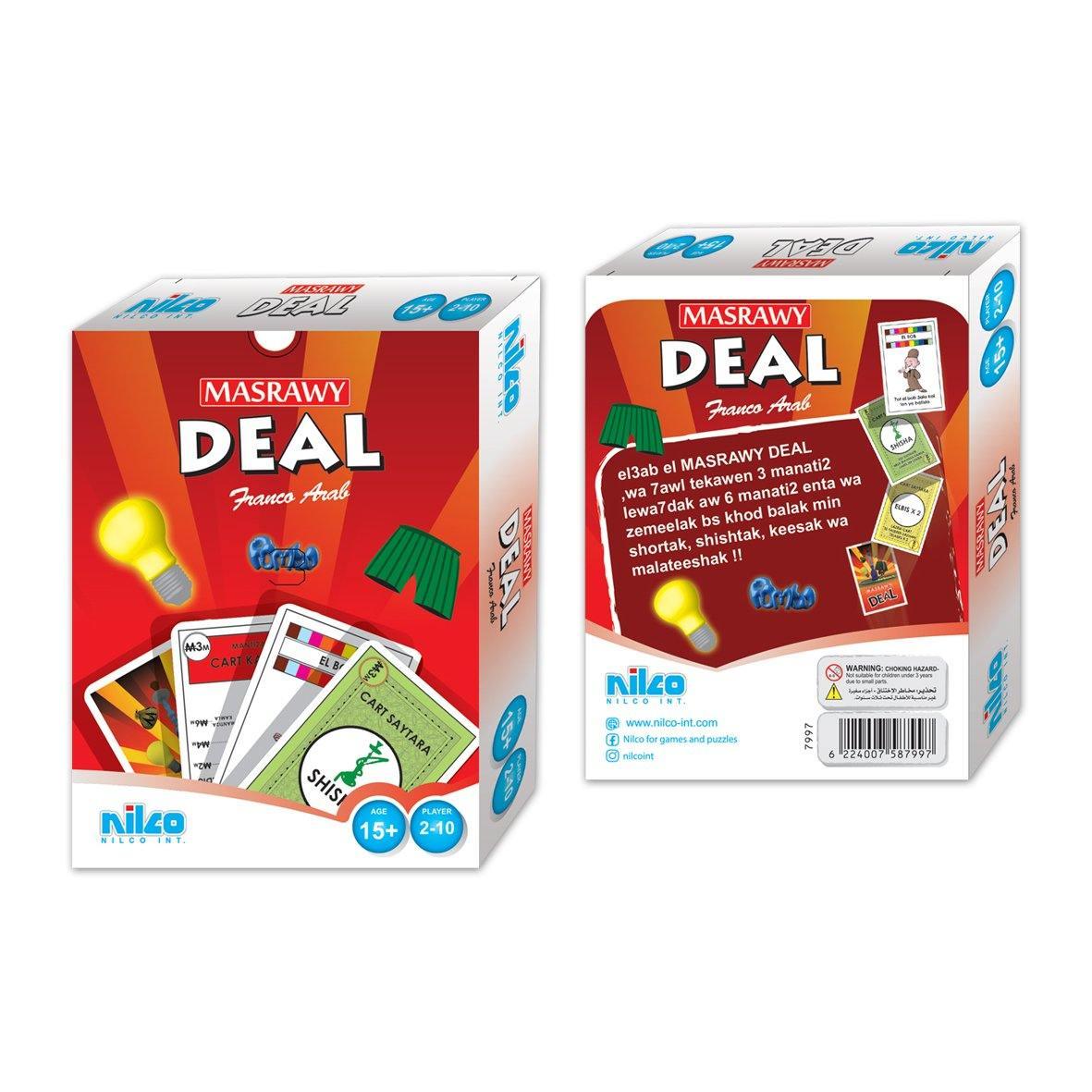 Nilco 7997 Deal Masrawy Card Game - BumbleToys - 8-13 Years, Boys, Card & Board Games, Girls, Nilco