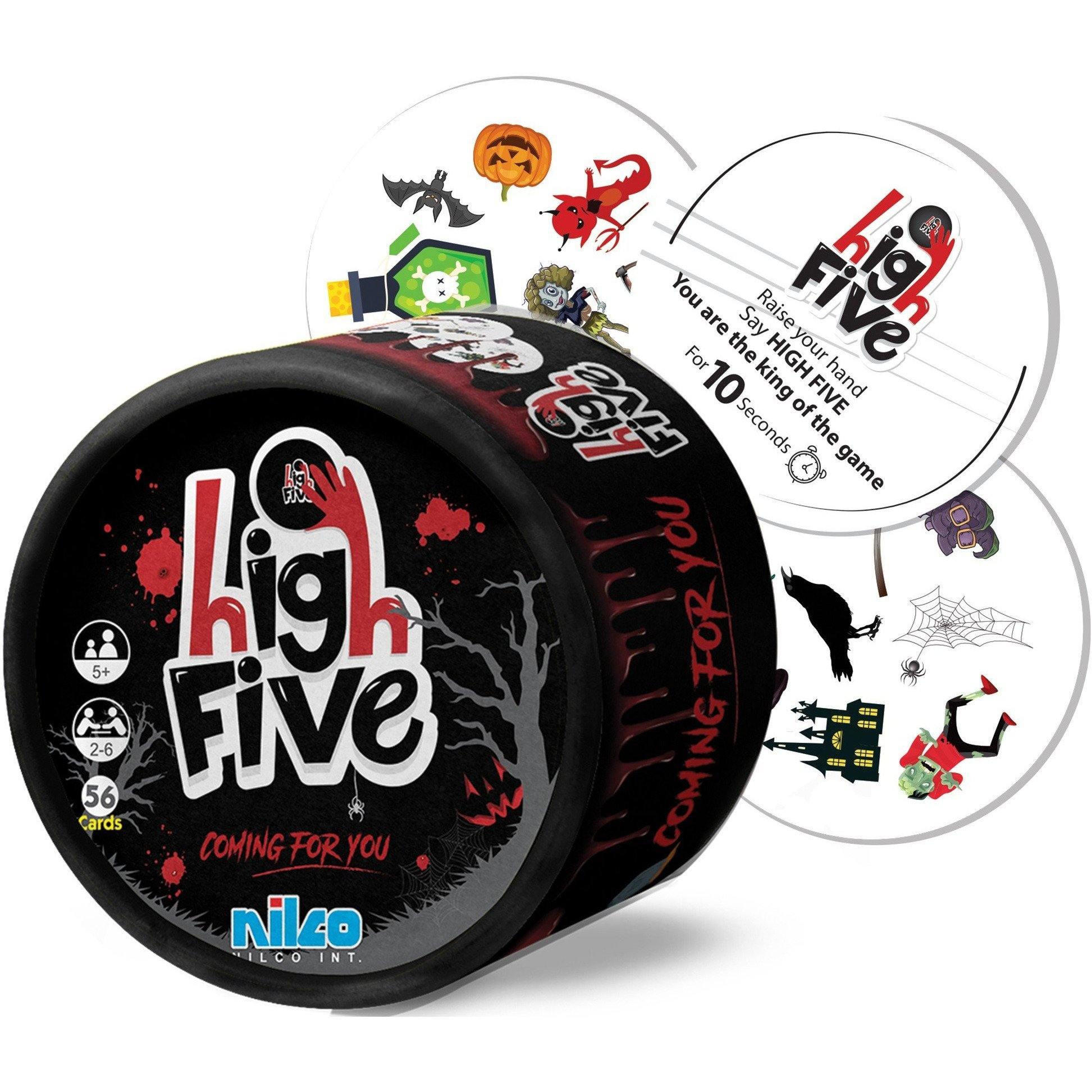 Nilco 9120 High Five Horror Edition Card Game - BumbleToys - 5-7 Years, Card & Board Games, Nilco, Puzzle & Board & Card Games, Unisex