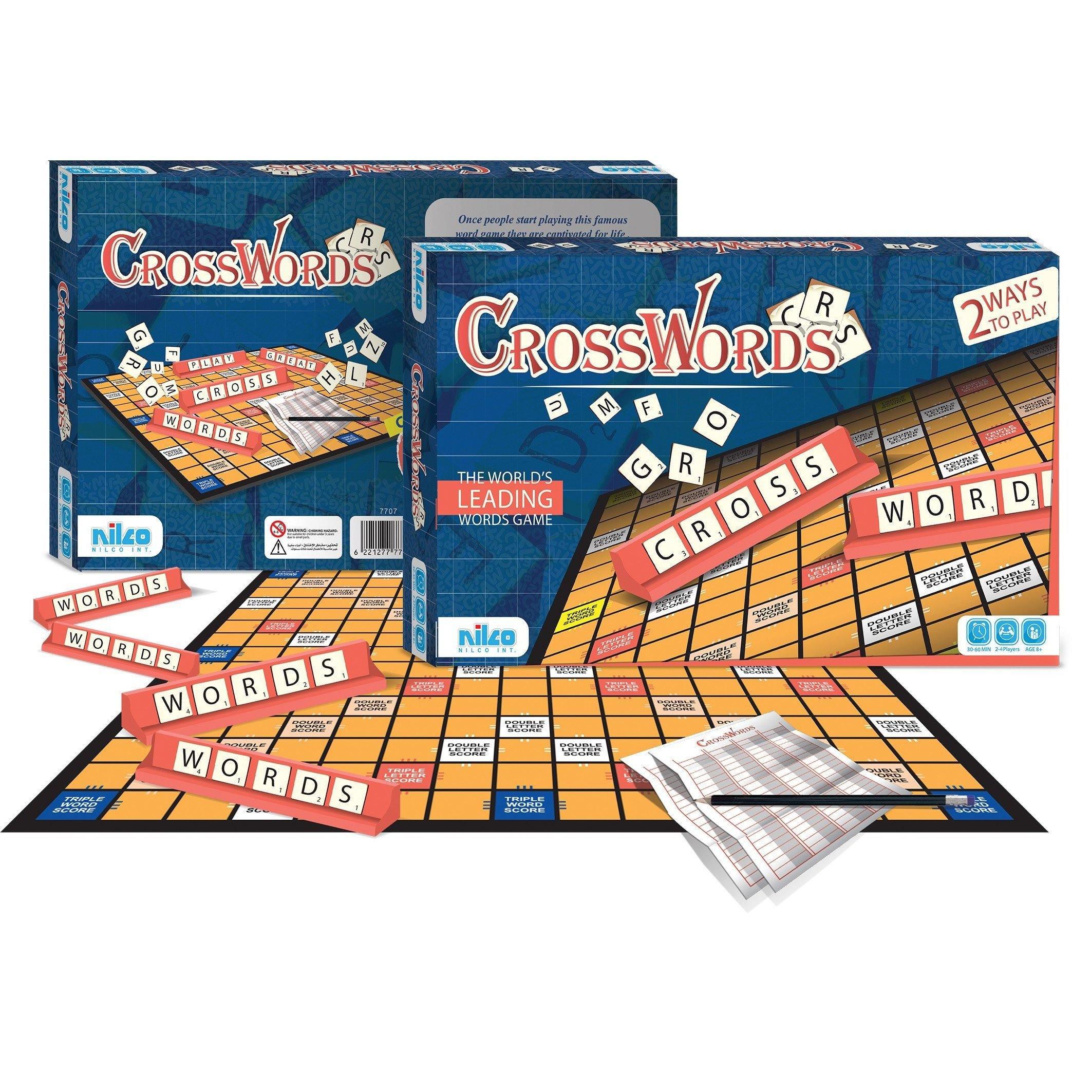 Nilco English Crosswords Board Game - BumbleToys - 8-13 Years, Card & Board Games, Nilco, Puzzle & Board & Card Games, Unisex