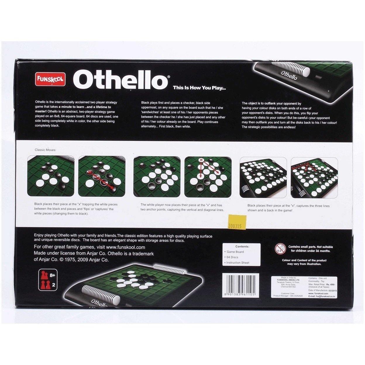 Nilco Othello Board Game - BumbleToys - 8-13 Years, Card & Board Games, Nilco, Puzzle & Board & Card Games, Unisex