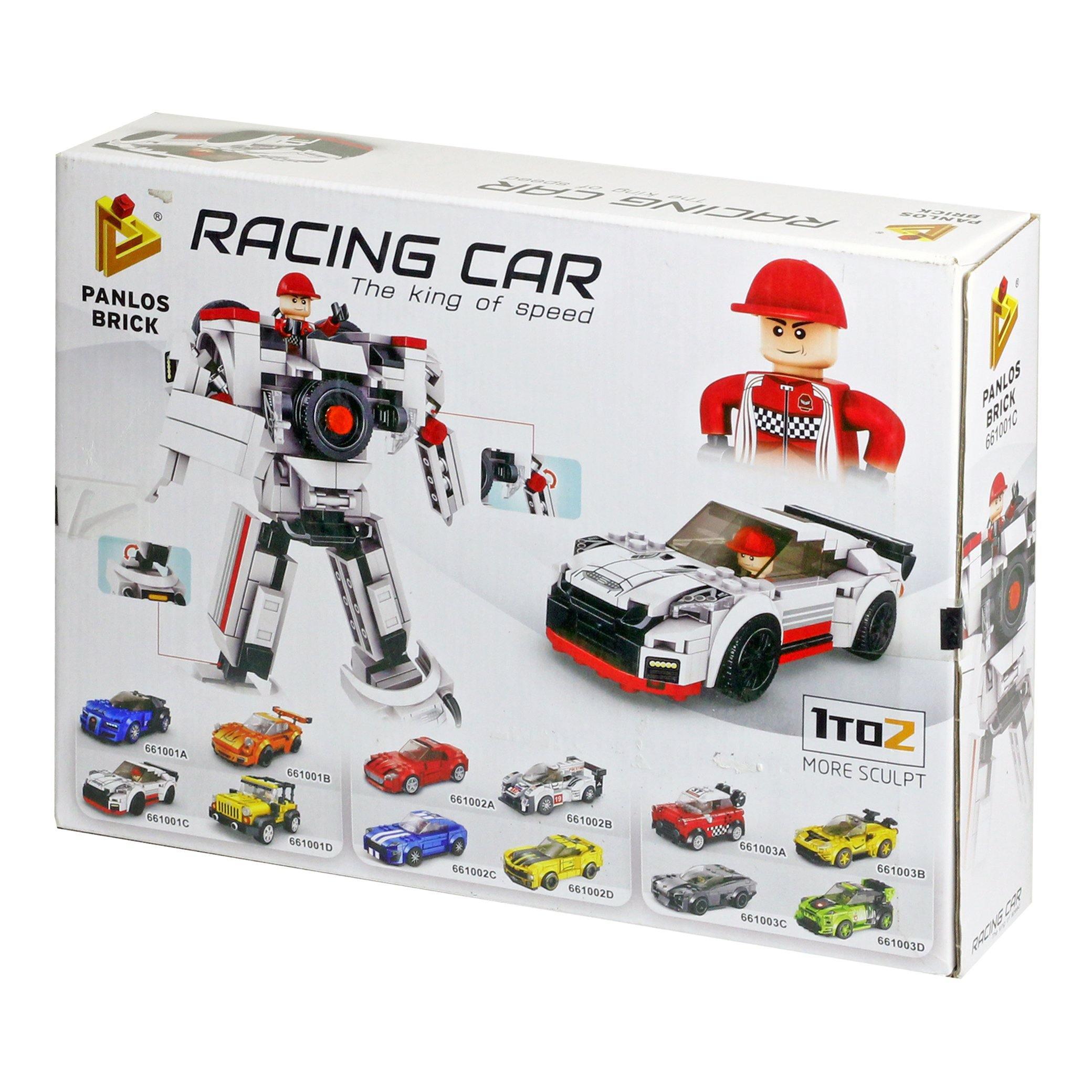 Panlos Brick Racing Car Building Blocks 242 Pieces - BumbleToys - 5-7 Years, Boys, LEGO, Toy Land