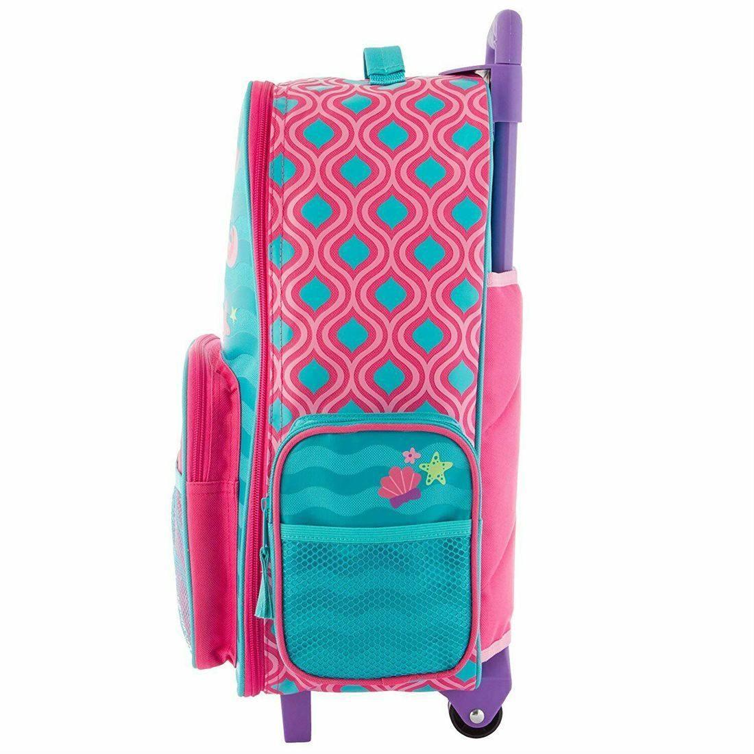 Stephen Joseph Classic Rolling Luggage 18 inch Mermaid - BumbleToys - 5-7 Years, Backpack, Cecil, Girls, Pre-Order, School Supplies, Stephen Joseph 2023