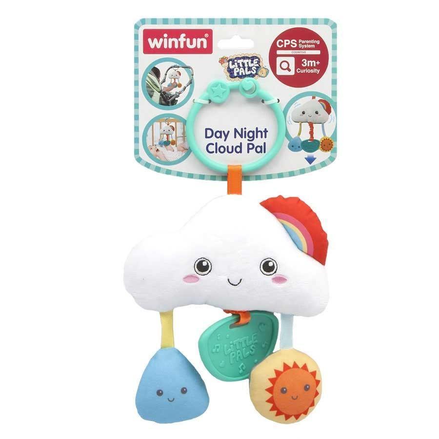 WinFun Day Night Cloud Pal - BumbleToys - 0-24 Months, Cecil, Nursery Toys, Unisex