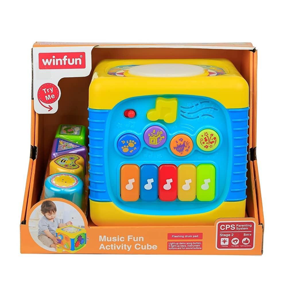 Winfun Music Fun Activity Cube - BumbleToys - 0-24 Months, Babies, Baby Saftey & Health, Boys, Cecil, Girls, Nursery Toys