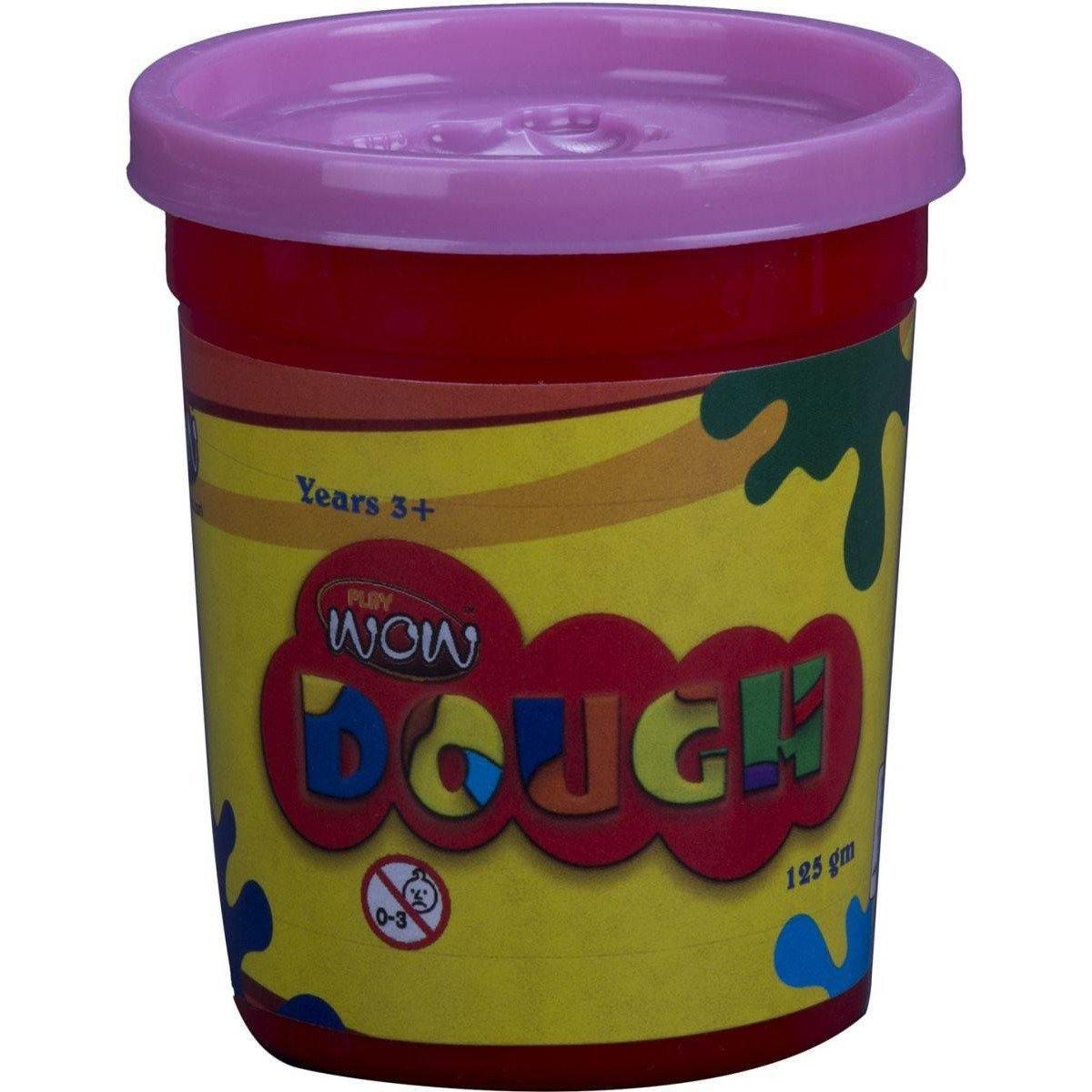 Wow Play Dough Single Can - 125 gm - BumbleToys - 5-7 Years, Arabic Triangle Trading, Make & Create, Play-doh, Unisex
