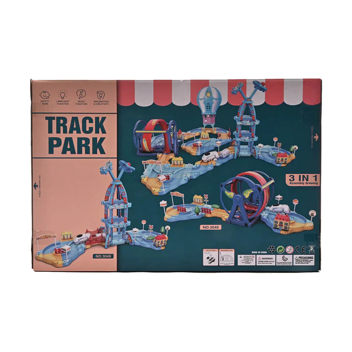 3-in-1 Assembly Drawing Track Park Set