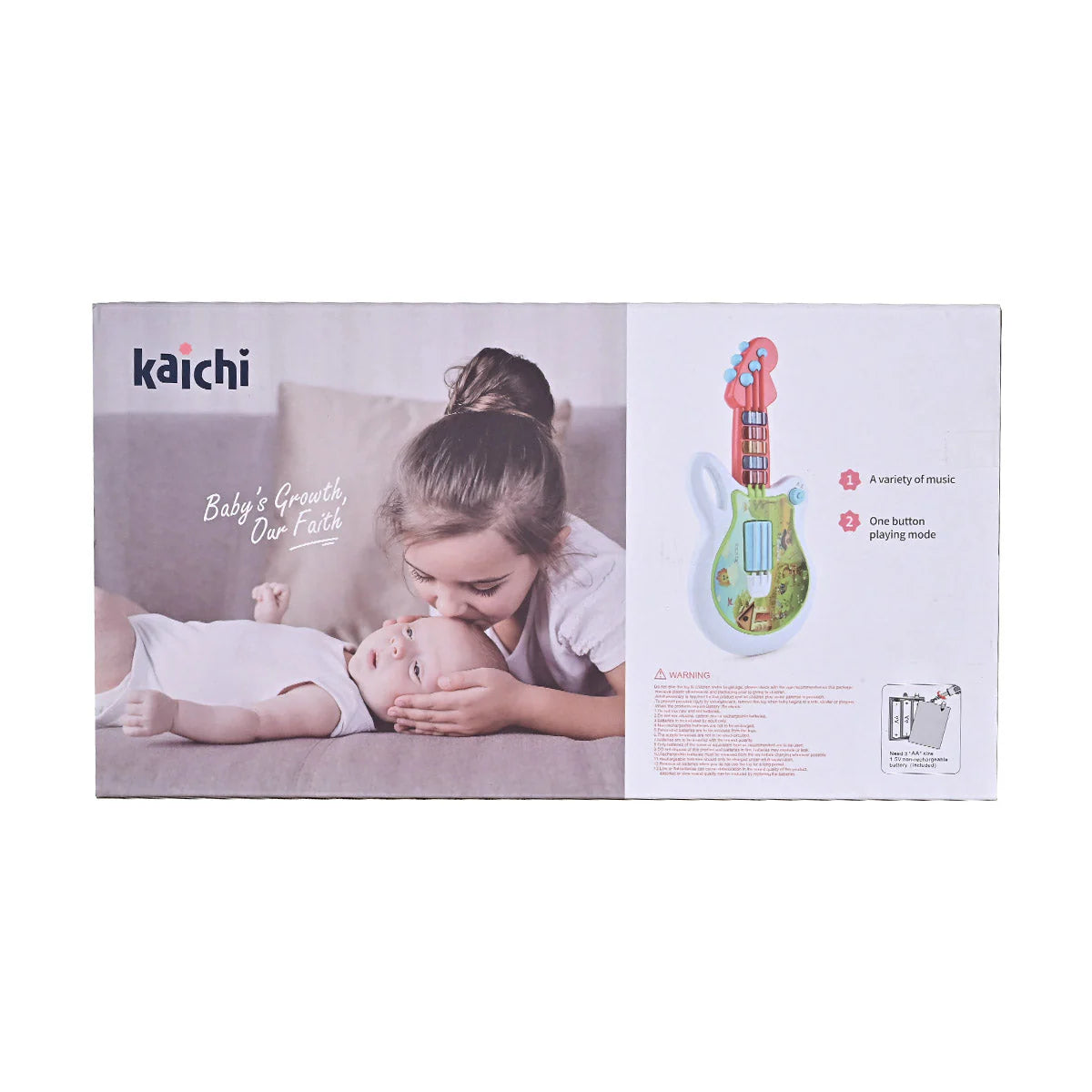 Baby Music Guitar Toy – Interactive Educational Musical Instrument with Lights & Sounds for Kids 12+ Months