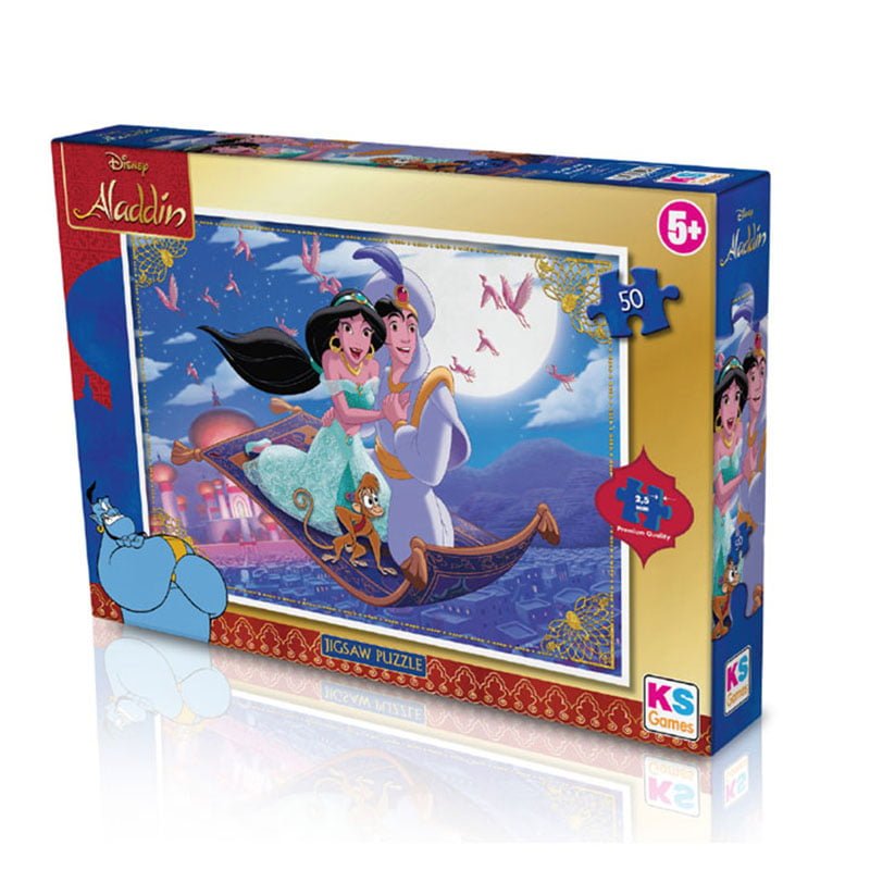 KS Games Kids Aladdin Puzzle 50 قطعة