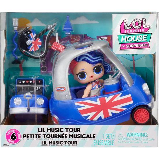 LOL Surprise OMG House of Surprises Lil Music Tour Playset with Cheeky Babe Collectible Doll and 8 Surprises, Dollhouse Accessories - BumbleToys - 5-7 Years, Fashion Dolls & Accessories, Girls, L.O.L, LOL, Makeup, Music, New Arrivals, Pink