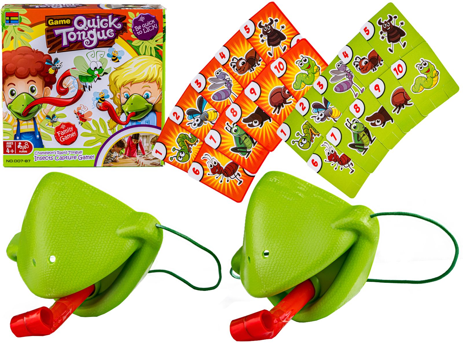 Game Quick Tongue Catch Bugs Game,Quick to Lick The Bugs, Chameleon Game, Memory Game 007-87