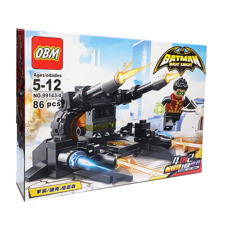 OBM Building Blocks 4In2 Batman Nacht Knight 86 PCS - 99143-4