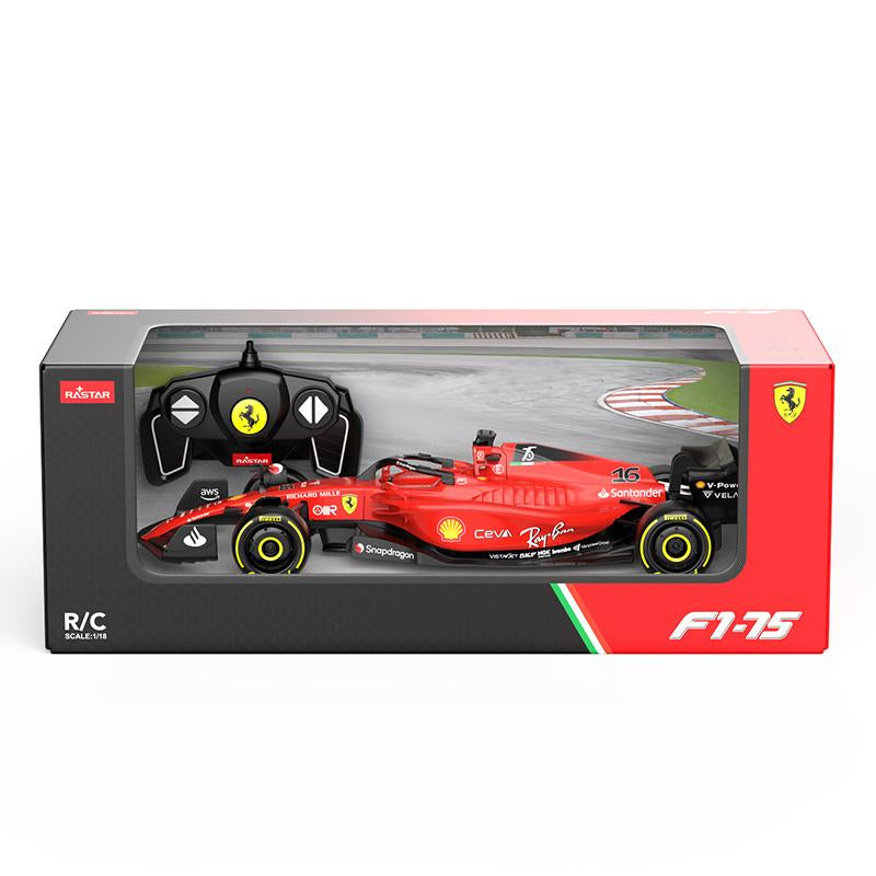 سيارة ريموت كنترول راستار F1-75 فيراري بمقياس 1:18 – أحمر