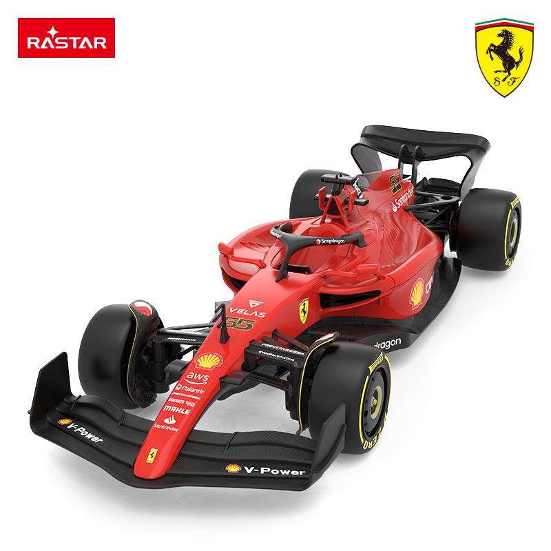 سيارة ريموت كنترول راستار F1-75 فيراري بمقياس 1:18 – أحمر