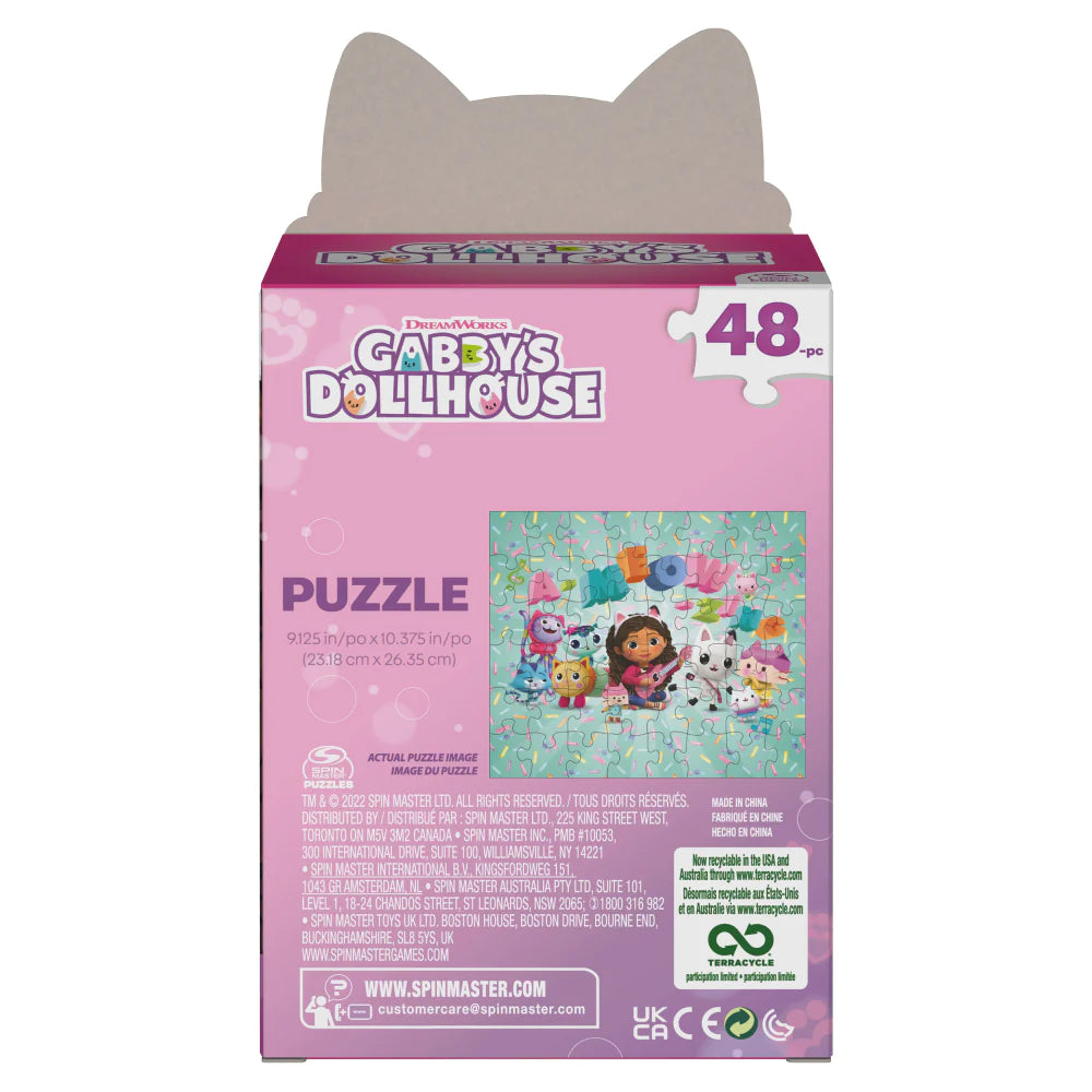 Puzzle Gabby Dollhouse Boxn 48pc