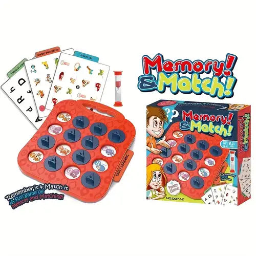 Family Game Memory! & Match! 2-4 Players Game 007-141