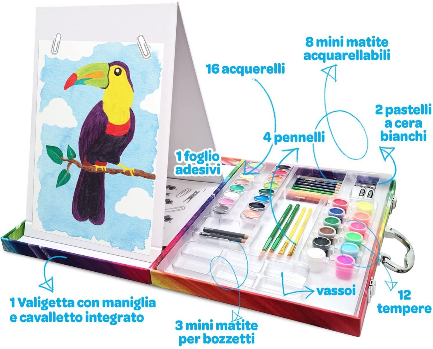 Crayola Paint and Create Easel Art Case 04-1169