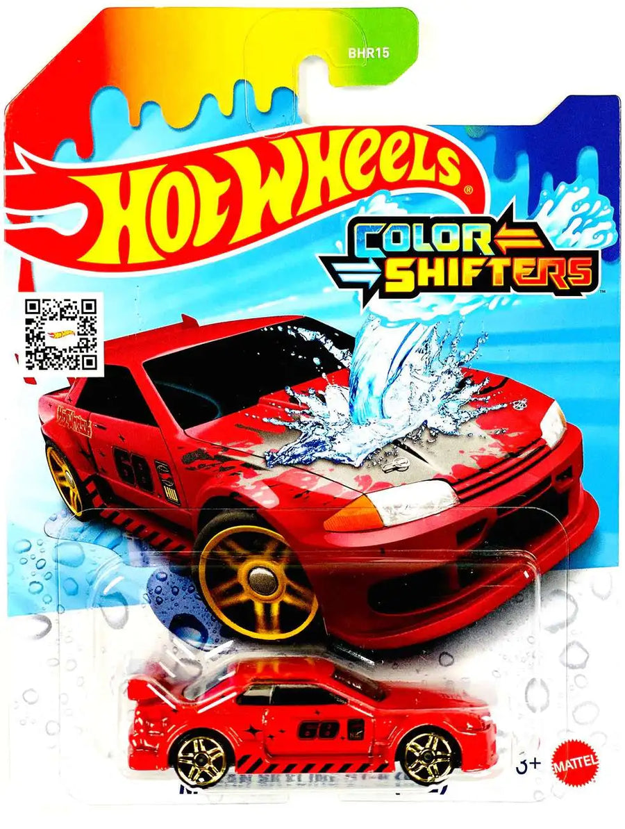 Hot Wheels Color Shifters Nissan Skyline GT-R (R32) Diecast Car [Red]