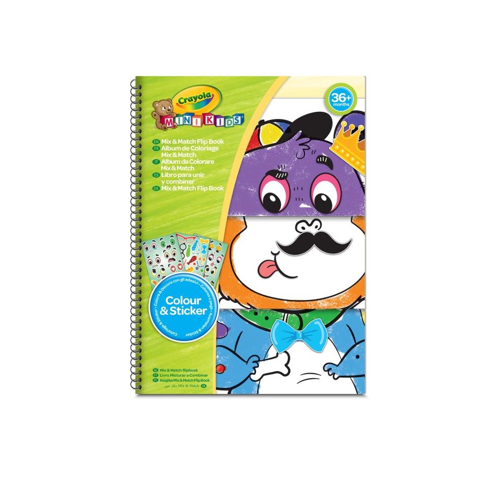 CRAYOLA MINI KIDS MATCH & COLOR COLORING BOOK