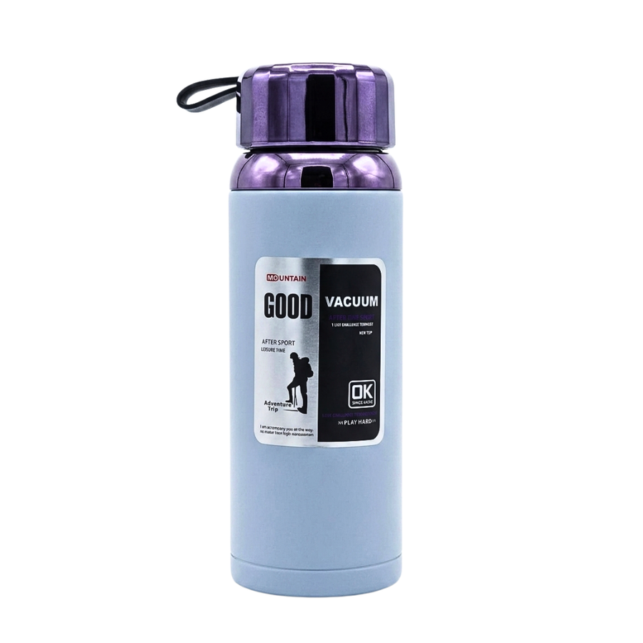 800ml Mountain Outdoor Vacuum Insulated Flask with Carrying Strap
