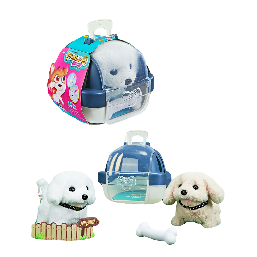 Jolier Fun Toys Mini plush Pet With Pethouse MC-1004 - Colors May Vary