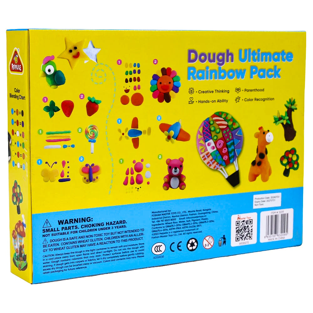 Master Toys Dough Ultimate Rainbow Pack 33 Pieces