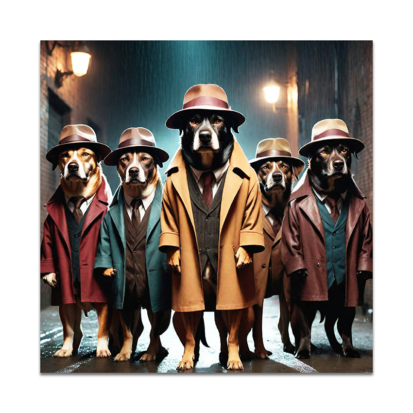 Puzz Wooden Puzzle 150 PCS Difficulty Level - Gangster Dogs