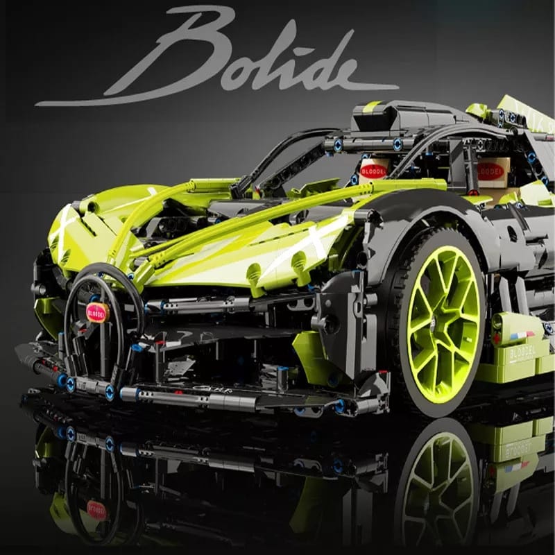 KBOX 10211 Green Bugatti Building Blocks Set – 3588 PCS (1:8 Scale