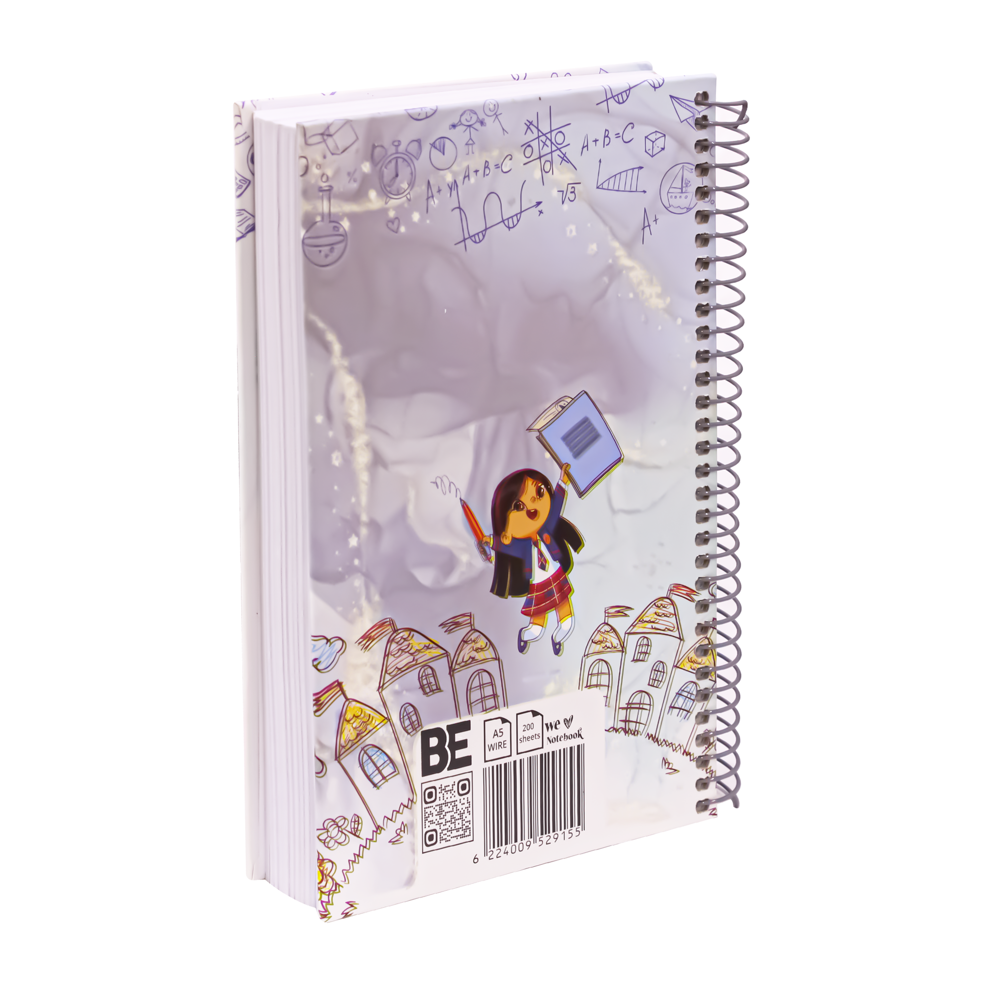 2BE Spiral Notebook A5 200 sheets - Back to School