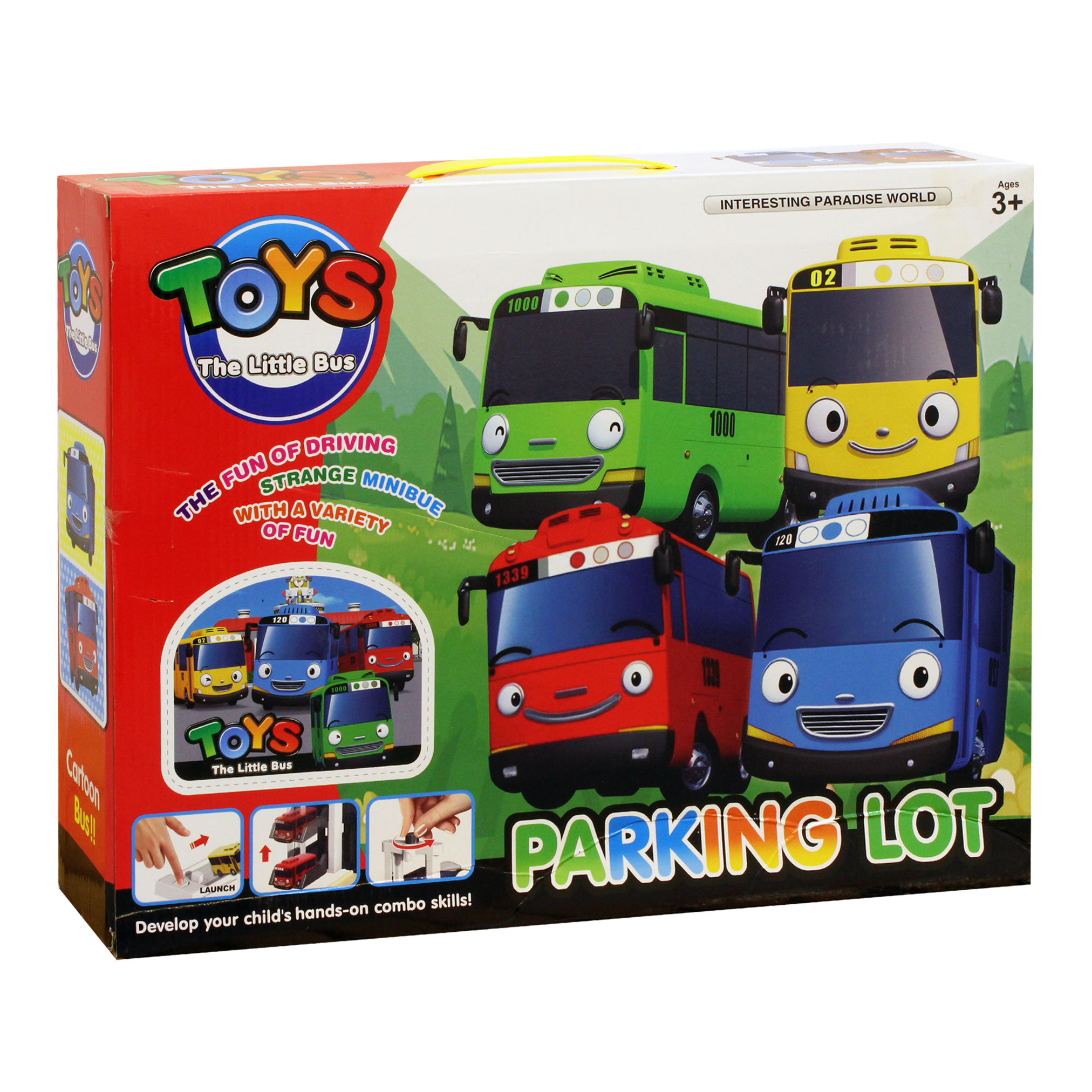 TAYO Little Bus Toy Mainan Kanak Bus Garage