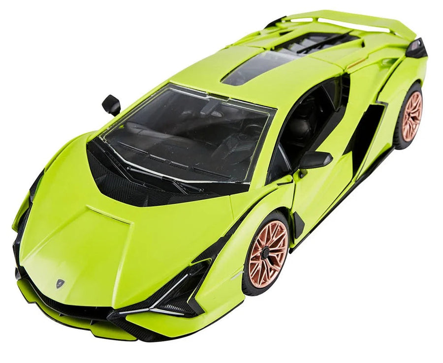 Rastar R/C Car Lamborghini Sian Building Kit 1:18 Green