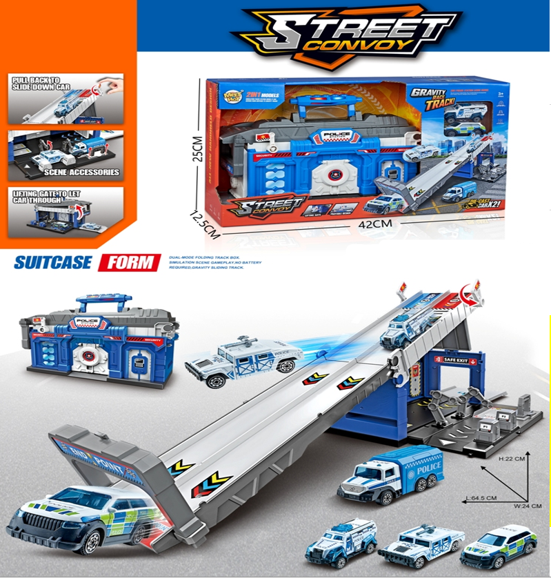 Racing Track Set with 2 Die-Cast Cars MH-190
