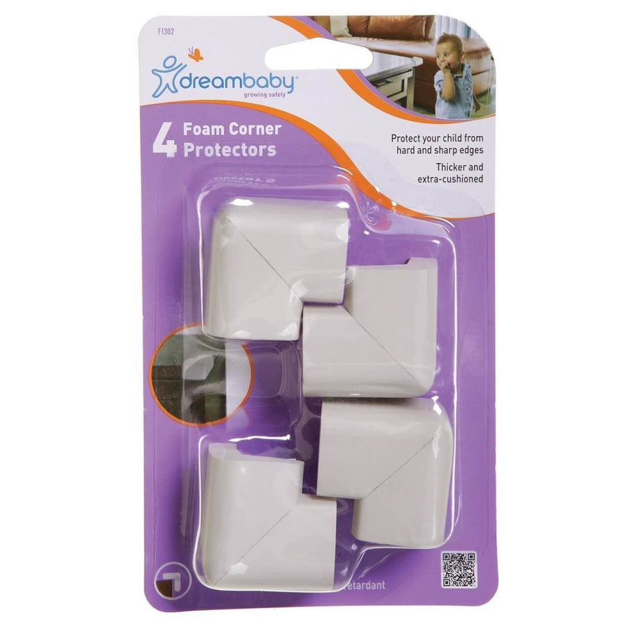 Dream Baby G1302 Foam Corner Protectors 4 Packs - Grey