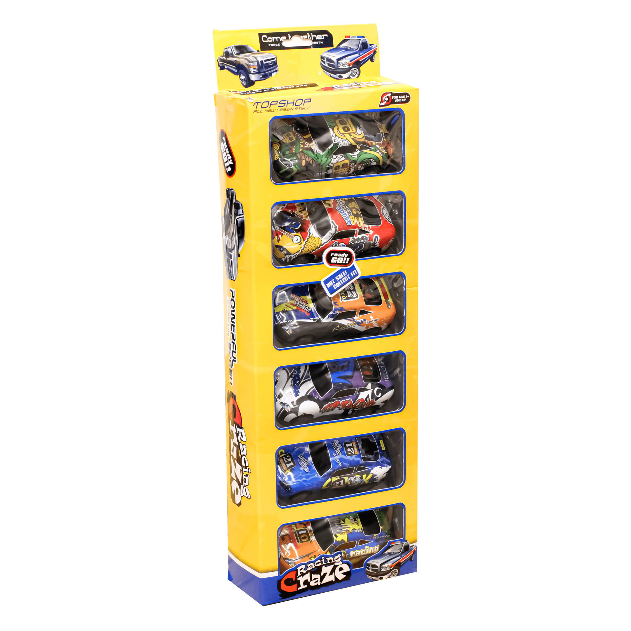 Mini Die Cast Racing Cars Play Set - Multicolor – BumbleToys
