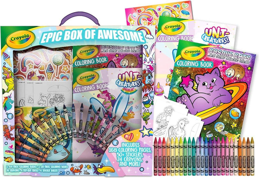 Crayola Super Wonder Set, Portable Drawing Set with Handle, Creative Activity and Gifts