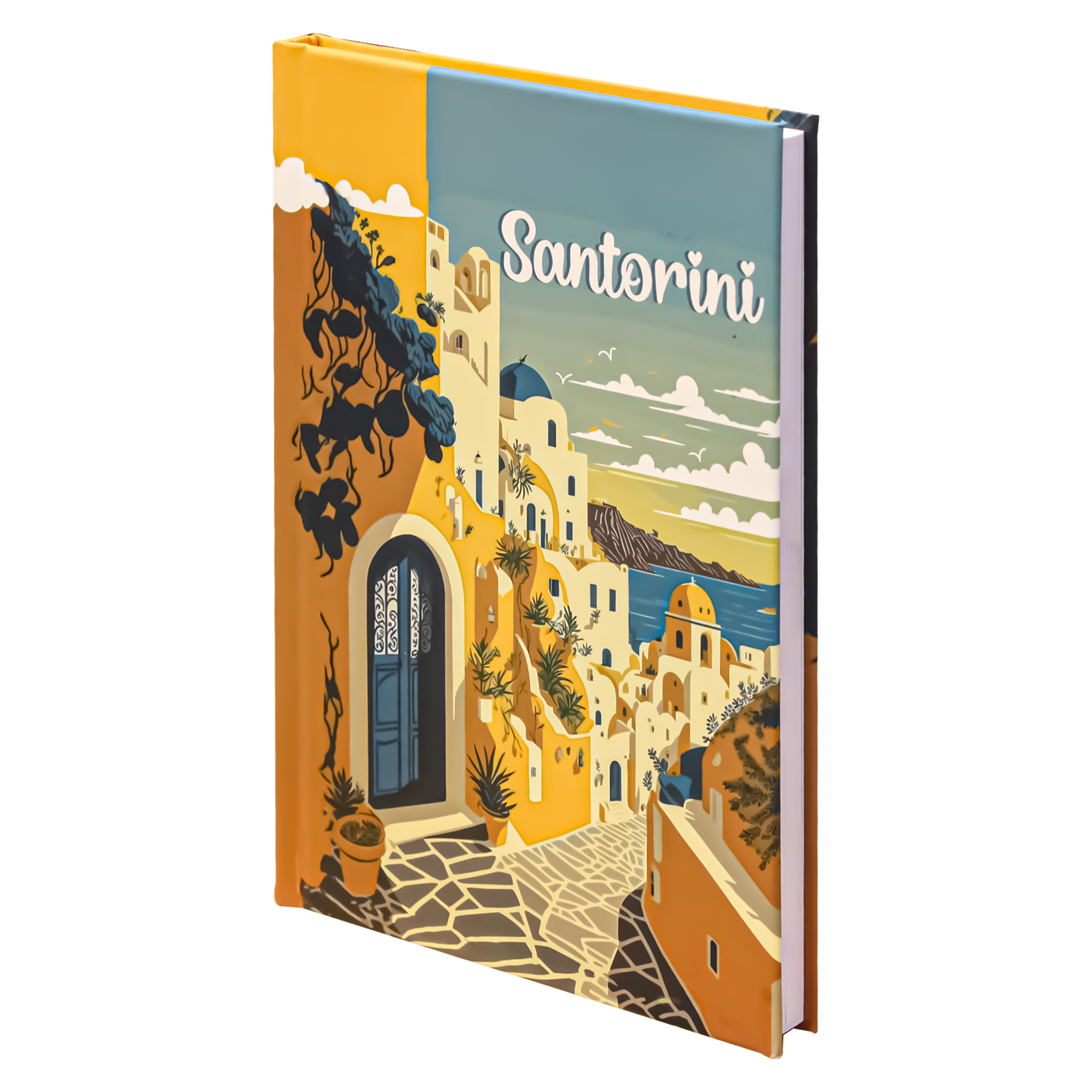 2BE Notebook A5 96 Sheets - Santorini