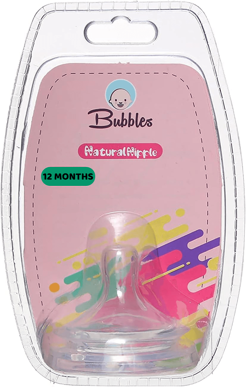 Bubbles Natural nipple 12 months For baby
