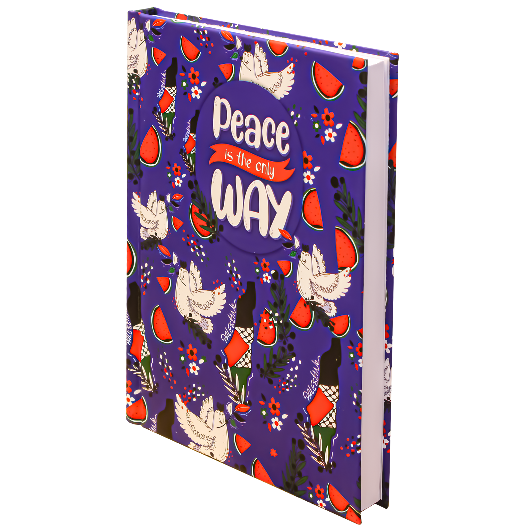 2BE Notebook  A5 144 sheets -  Peace Is The Only way