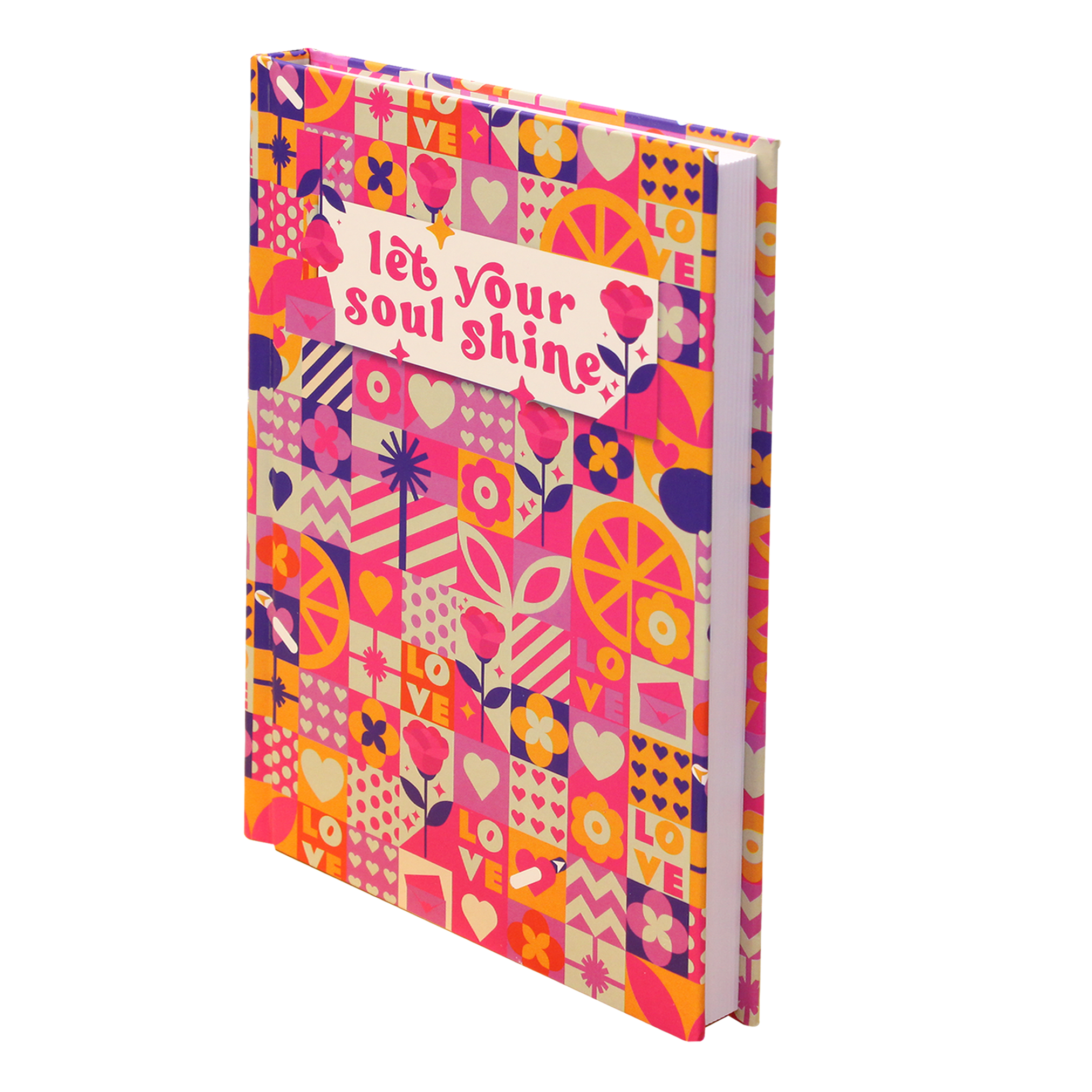 2BE Notebook  A5 144 sheets -  Let your soul shine