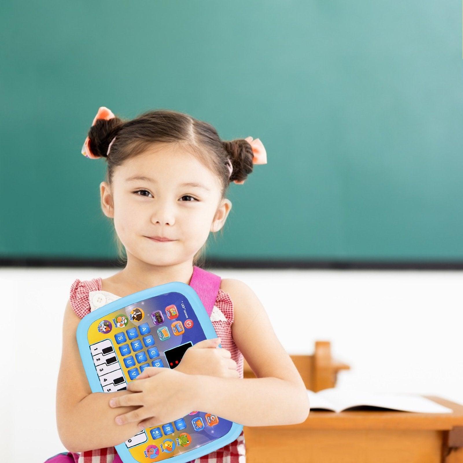 MABOTO Early Educational Toy Learning Tablet Toddler Computer Toy with LED Screen Display 8 Learning Modes - BumbleToys - 2-4 Years, 5-7 Years, Boys, Electronic Learning, Girls, Toy Land