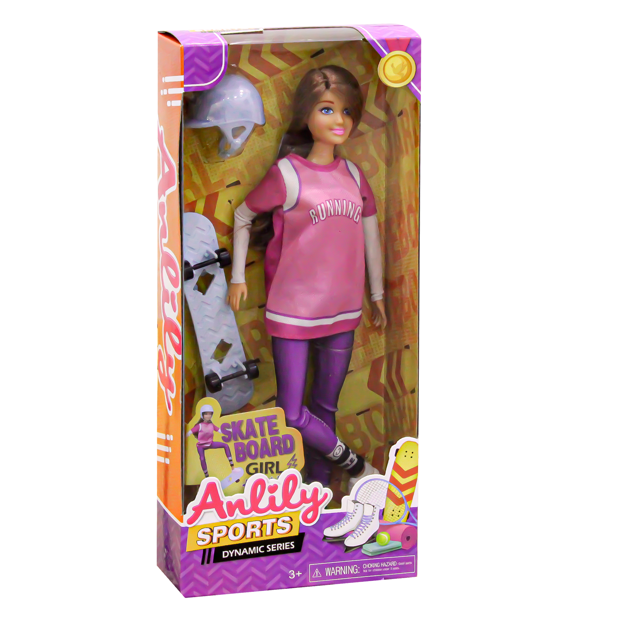Anlily Doll SkateBoard Girl 30cm , Dynamic series