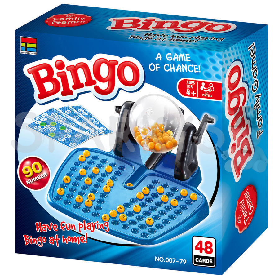 Bingo Tabletop Game Toy Fun Economy Cage Lotto Game Set 90 Numbers - 007-79